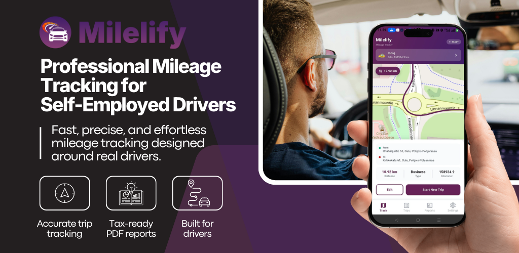 milelify Accurate mileage tracking