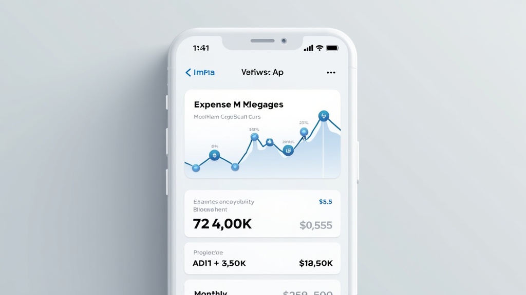 screen showing mileage tracking app dashboard with trip history